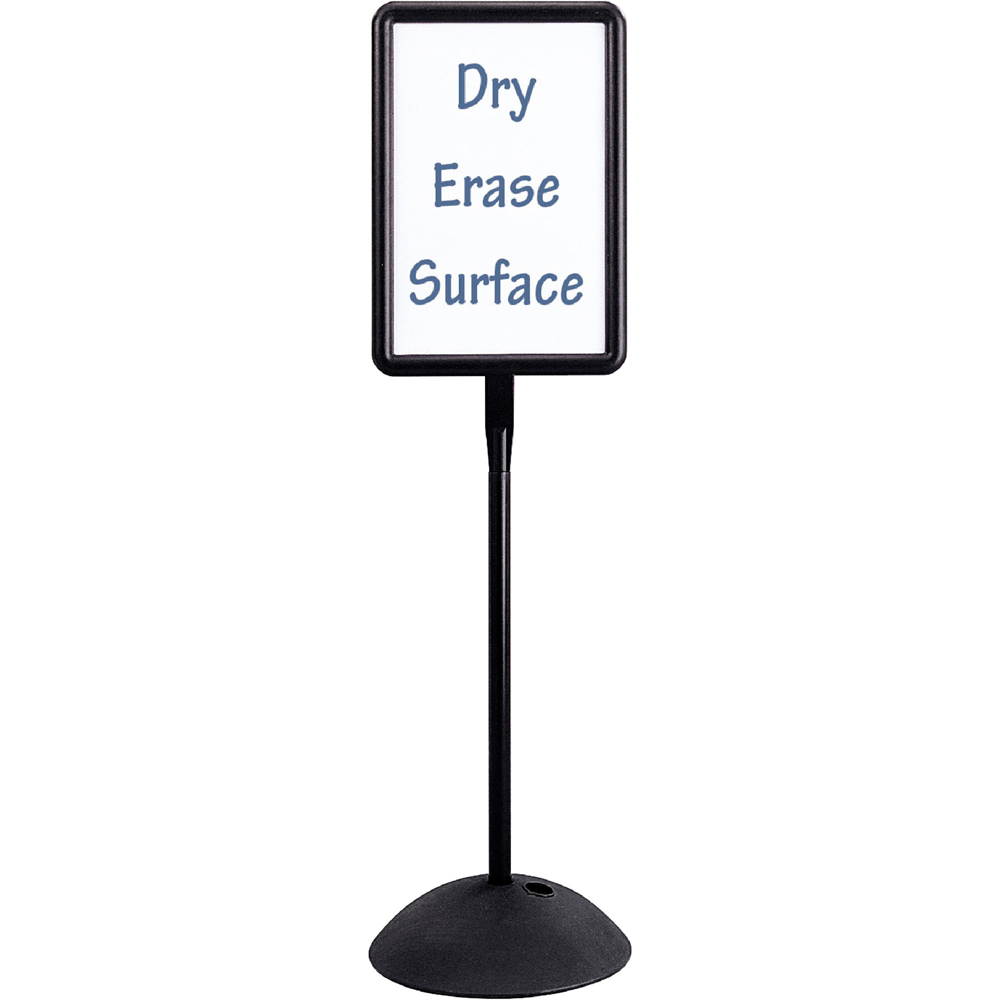 Safco Write Way Dry Erase Sign, Rectangular, Black Frame, Model# 4117BL